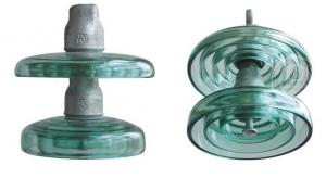 China 33KV Rated Electric Line Insulators , Clear Glass Insulators High Intensity wholesale