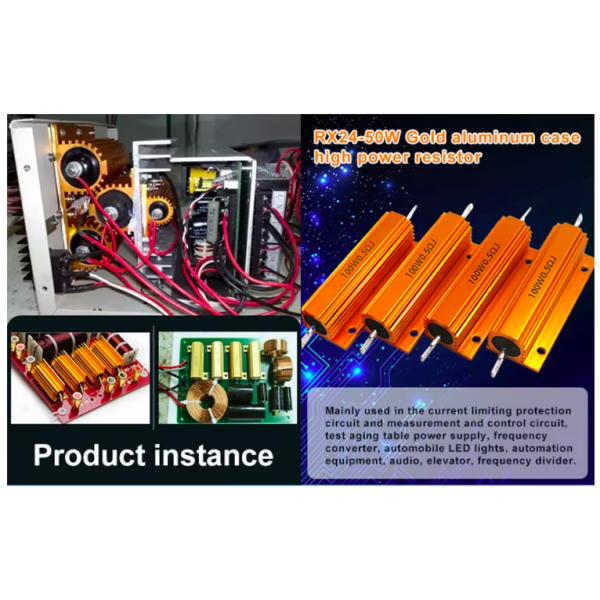 Aluminum Shell 20 25 Ohm 50W Wirewound Resistor High Power RX24