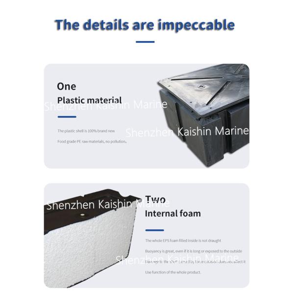 PE Float Pontoon Floatation Basic Part Of A Marine Dock