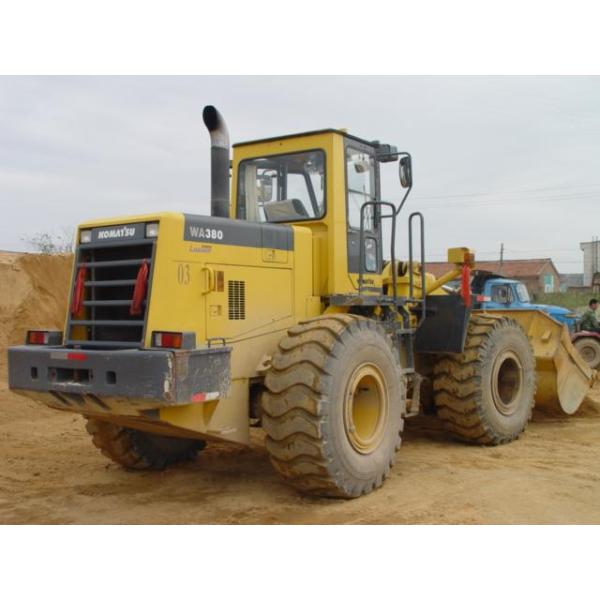 Original Paint Second Hand Wheel Loaders , Komatsu Wheel Loader WA380-3 187.7 Hp