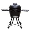 56cm SGS Black 22 Inch Kamado Grill Glazed Treatment Surface for sale