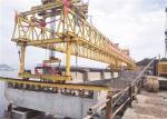 High Stiffness Bridge Girder Launcher , Girder Gantry Crane Convenient Operation
