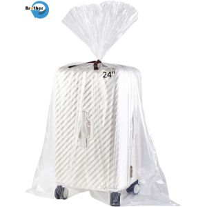 Biodegradable Black Wholesale Large Thick Hotel Property Sanitation PE Flat