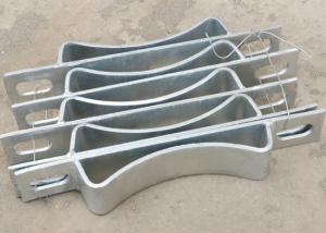 Flat Rolled Steel Electric Power Fitting , Transmission Line Hardware Fittings