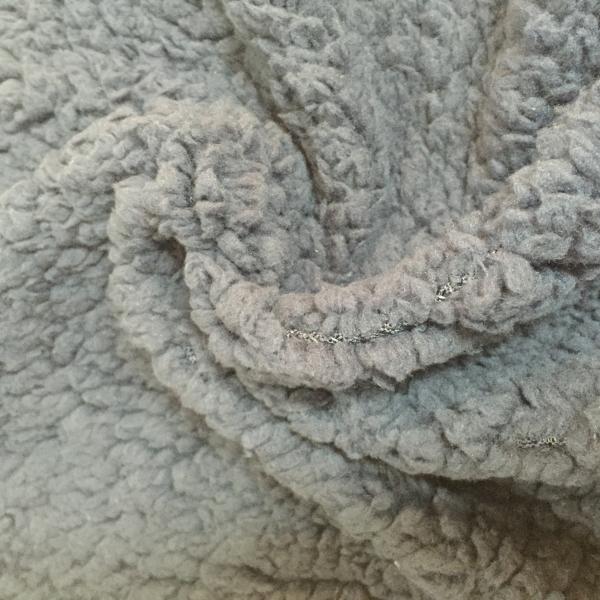 Quality Dyed Polyester Cloth Material Polyester Plush Sherpa With Custom Design for sale