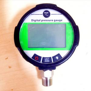 China SS304 Water Oil Gas Digital Pressure Gauge 80mm 600 Bar on sale