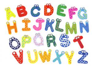 China Learning Game Toys ABC 0.5mm Magnetic Sign Board Letters wholesale