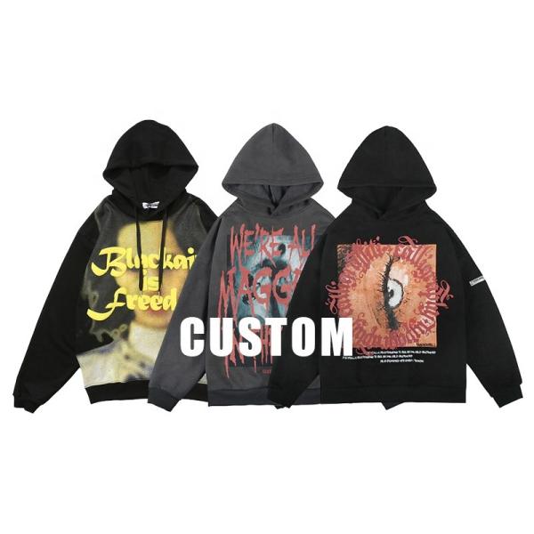OEM Service Oversized Cotton Sweatshirt Digital Printing
