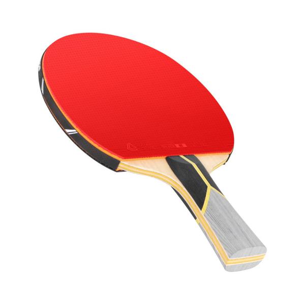 Quality Double Reverse Rubber Paddle and Carbon Fiber Table Tennis Rackets with Blade Material for sale