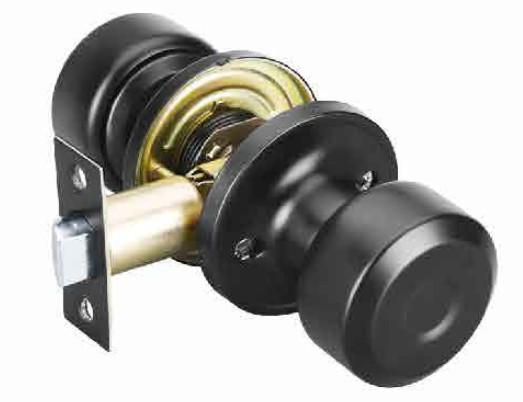 Quality Privacy Function Tubular Knob Door Lock with A Antitheft Standard and BK Function for sale