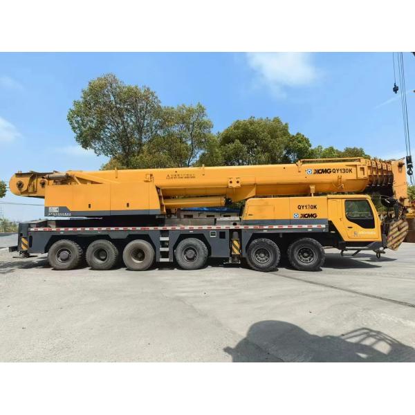 130 Ton Heavy Duty Truck Crane Used With Three Section Sub Boom XCMG QY130K
