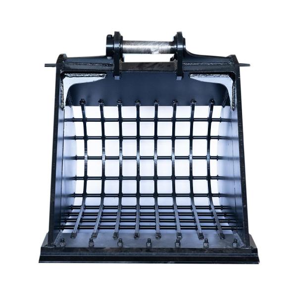 Custom Excavator Sieve Bucket Steel Digging Rock Sieve Bucket 1 Cubic Meter