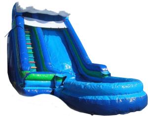 Inflatable Water Slide With Pool/inflatable Pool Slides For Inground Pools