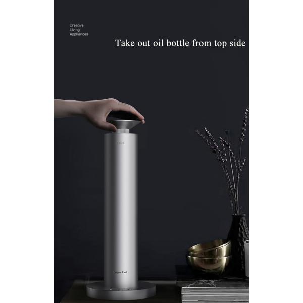 HOMEFISH 2023 New Design Scent Diffuser 100ML Aluminum Waterless Oil Diffuser Stand Alone Scent Air Machine for Home Office