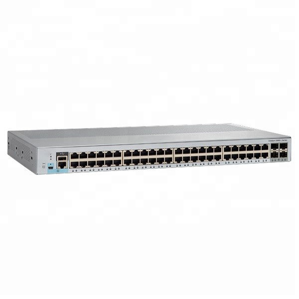 WS-C2960 48TC-L C1000-48T-4G-L 48 Port Ethernet 10/100Mbps Network Switch for Stock