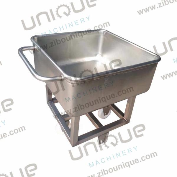 Meat Trolley for Transport of Chicken Beef Fish in Processing Plants 200L SUS304
