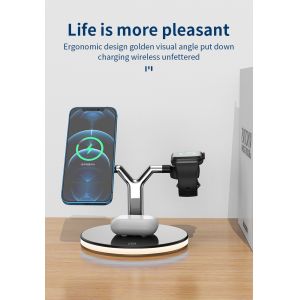 3 In 1 Fast Magnetic Wireless Charger Multifunctional 25W