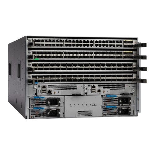 Stock N9K-C9504 9504 Chassis With 4 Linecard Slots Network Switches for High Capacity