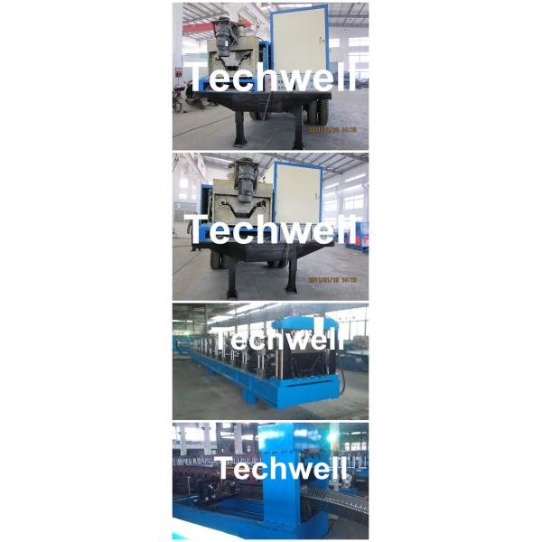 K Span Roof Panel Roll Forming Machine For Coil Width 914mm , 17.7kw Capacity Large Power