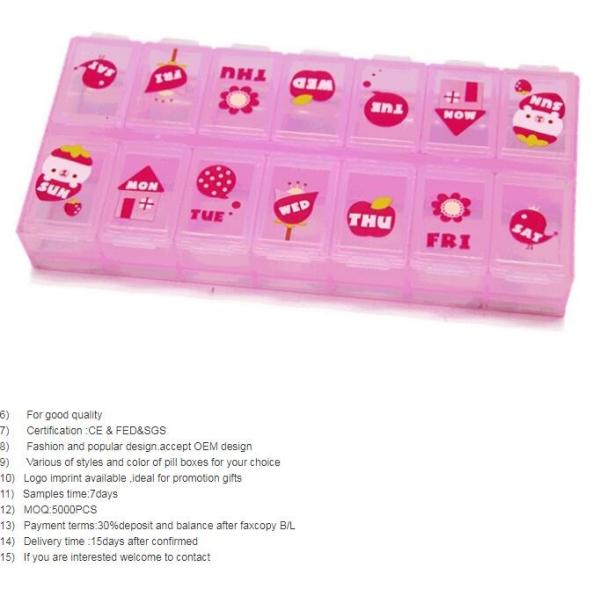 Weekly unique design spring push button medicine box, Monthly plastic medicine storage box for 31 day, case, box, contai