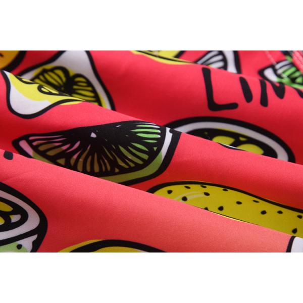 Lemon Patterned XXL 54 SUP Board Shorts