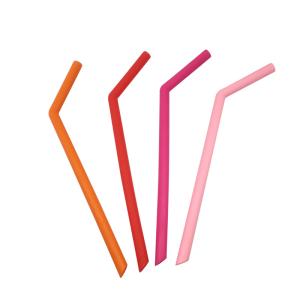 China 100 percent Eco Friendly Silicone Drinking Straws Big Jumbo Non - Toxic Material wholesale