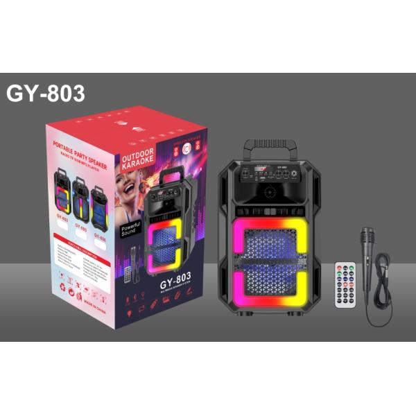 Wireless HiFi Portable Party Speaker Durable Design Sound And Vibrant Lighting For Unforgettable Events And Gatherings