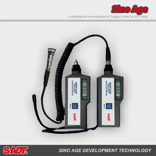 Quality 0.1～199.9 m/s2 Acceleration EMT220 Digital portable Vibration Meter with Temperature-Measuring for sale