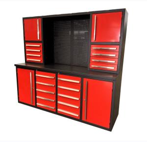 Upgrade Your Garage Organization with Our Heavy Duty Workbench and Convenient Toolbox
