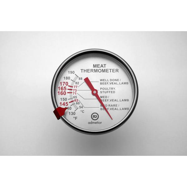 Dial 2.7'' Probe Type Digital BBQ Thermometer , Analog Dial Thermometer Quick Response