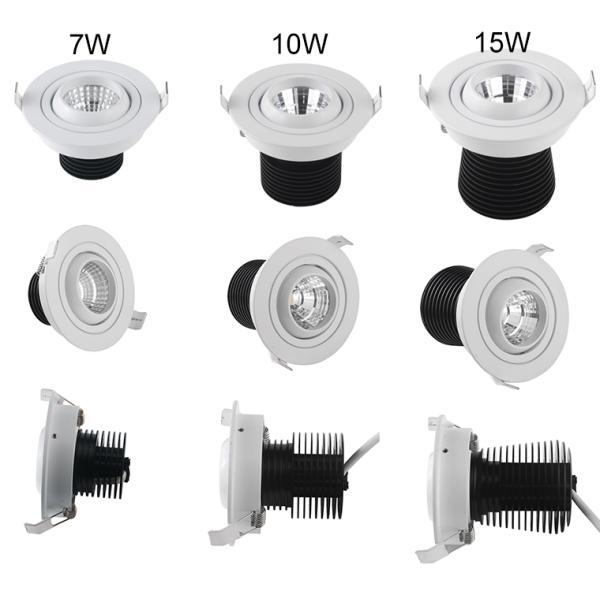Zhongshan Guzhen led eyeball cob down light 10W Jinsun lighting