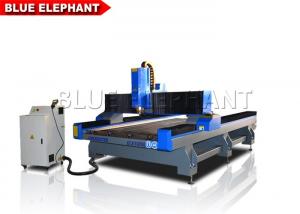 China Heavy Duty Cnc Router Stone Etching Machine / Equipment , Cnc Stone Cutting Machine For Marble / Granite wholesale