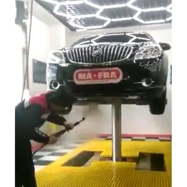 Hydraulic Ground Hidden Design Single Post Car Lift 3500kg For Car Washing