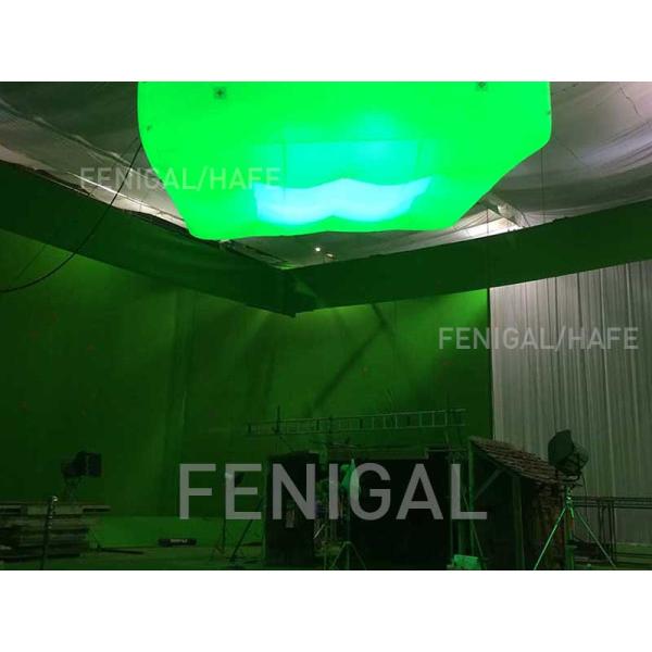 LED RGBWA Inflatable Lighting Balloon 20x20ft 6x22ft Dia