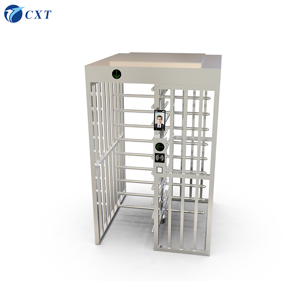 304 Stainless Steel Full Height Turnstile with Brushless Motor and Outdoor Standard for High Security Access Control