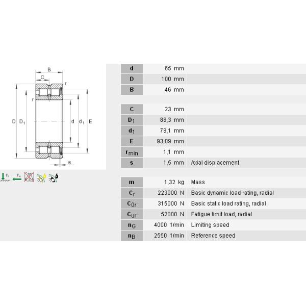 Cylindrical Roller Bearing SL185013 Pressure Roller Bearings Double Row Full Complement Roller Bearing SL185013