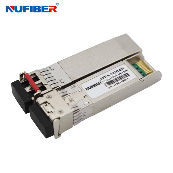 Quality SFP-10G-ER 10G SFP+ Transceiver Dual Fiber Singlemode 40km 1550nm LC DDM for sale