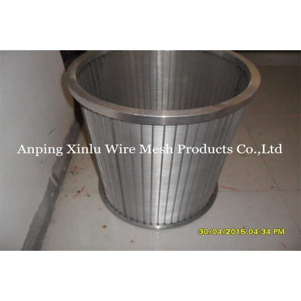 520mm OD Wedge Wire Screen Mesh SS304 SS321 Stainless Steel Mesh Cylinder