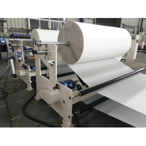 Edge Embossing PLC Fully Automatic Toilet Paper Making Machine Rewinding