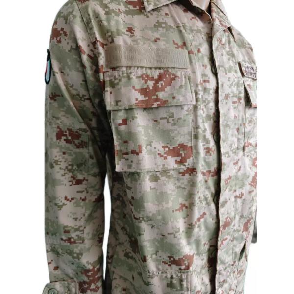Durable Tactical BDU Military Uniform Camouflage Combat Uniform 65% Polyester 35%
