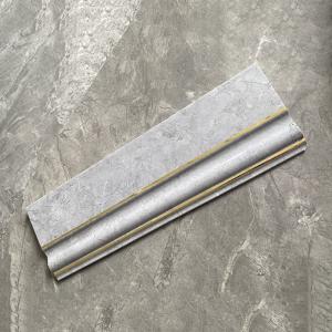 China Beveled 100mm PVC Skirting Board Covers Moisture Resistance wholesale