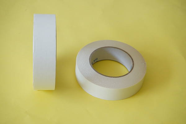 High Tack Double Sided Carpet Tape , Gauze Carpet Binding Tape Rubber Based