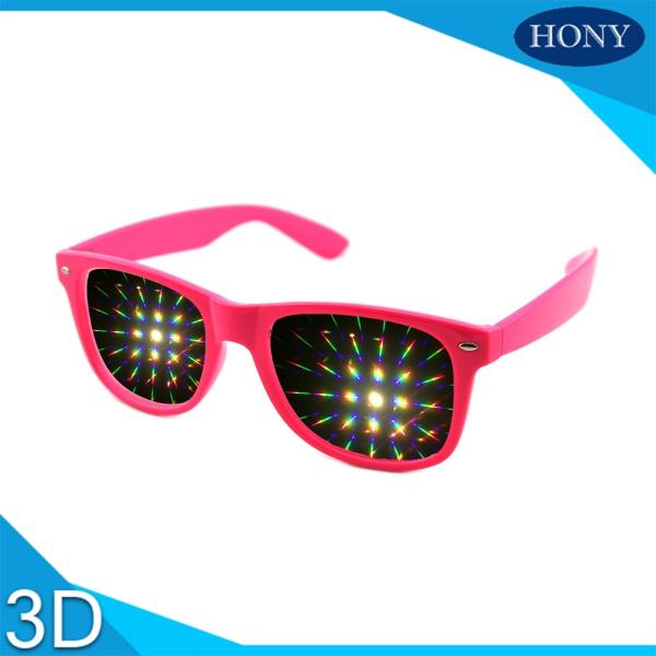 13500 Lines Light Gratings Diffraction Prism Fireworks Rave Glasses Plastic