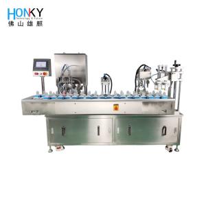 China Glass Bottle 10ml Automatic Filling Machine Whiten Cream Paste Filler wholesale