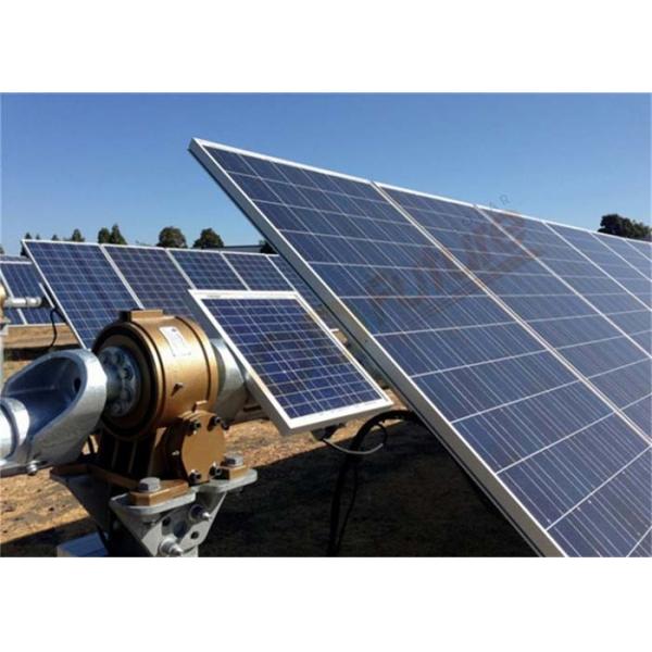 1000V 1500V Flat Single Axis Solar Tracker Set Night Reset Function