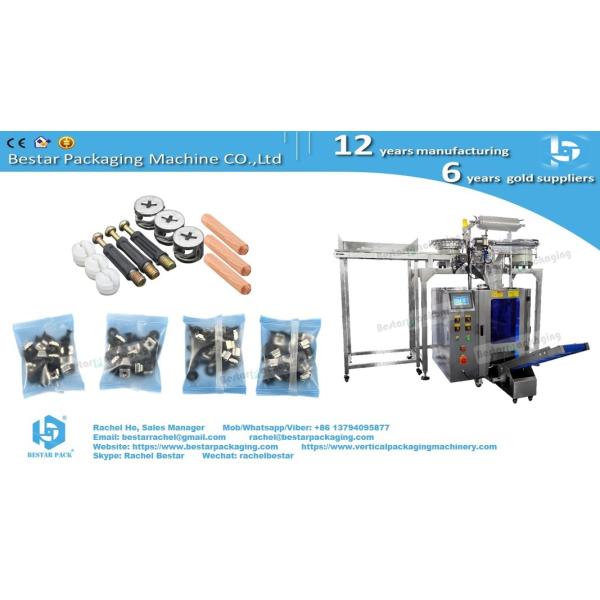 Hardware Counting packaging machine with 3 bowls