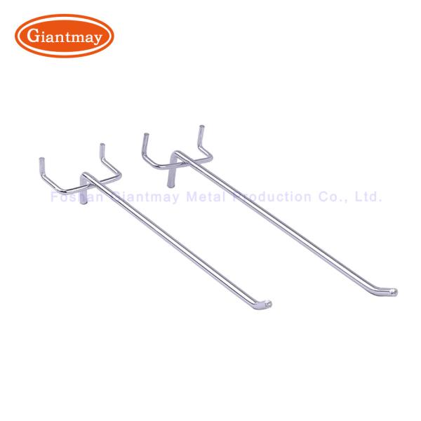 Steel Single Peg Shelf Metal Display Hook For Hardware Stores