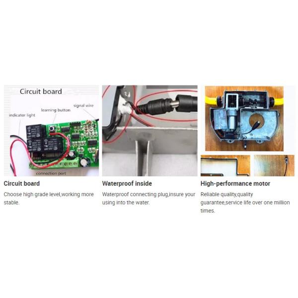 Heavy Duty 433Hz Remote Control Parking Lock Energy Saving Environmental Protection