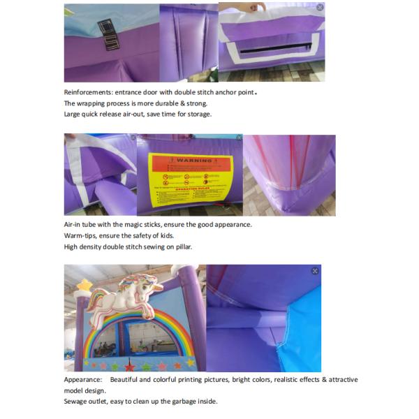 Highly Durable Giant Inflatable Bounce House with Slide Combo CE/EN71/EN14960 Certified