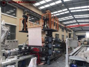 China PLC Control PVC Plastic Sheet Production Line With Electric - Magnetic Heater wholesale